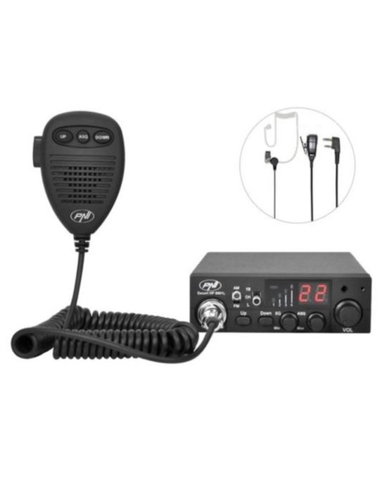 Vand statie pni escort 8001L + antena + casti cu microfon - kit comple