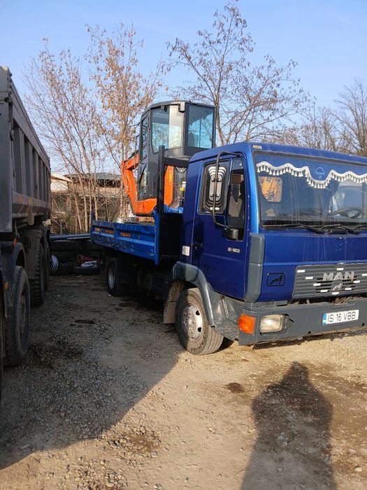 Închiriez excavator și man de 7.5