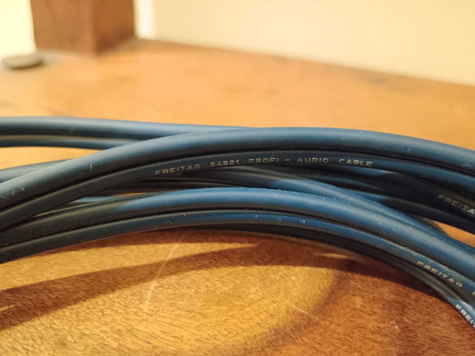 Аудио кабел Freitag 54821 Profi – позлатени чинчове
