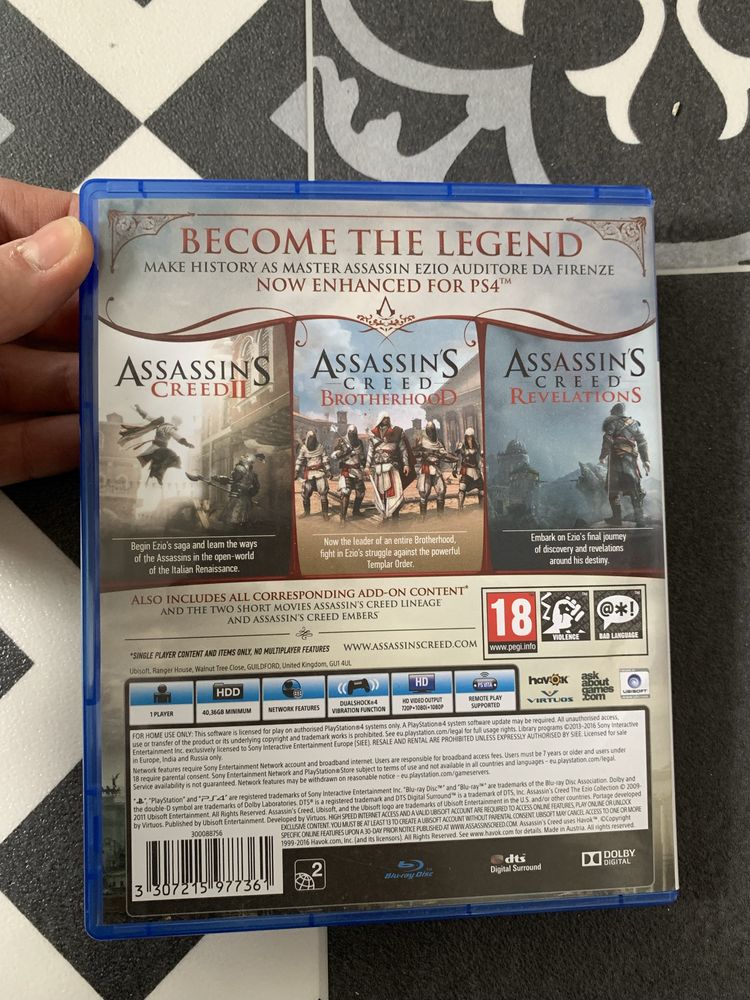Игра за прейстейшън 4 - Assassin's Creed: The Ezio Collection (PS4)