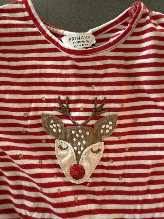 Rochita pt Craciun Primark marimea 116 5-6 ani
