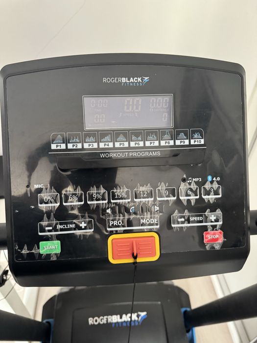 Banda alergare, inaltime reglabila electric