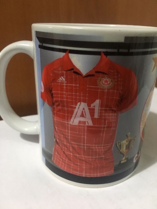 Уникална Футболна Фен Чаша На ЦСКА с Ваше Име И Номер!Чаша на CSKA!