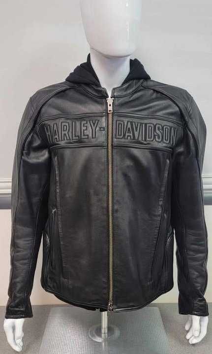 Harley Davidson Road Warrior 3в1 Оригинално Кожено Яке L