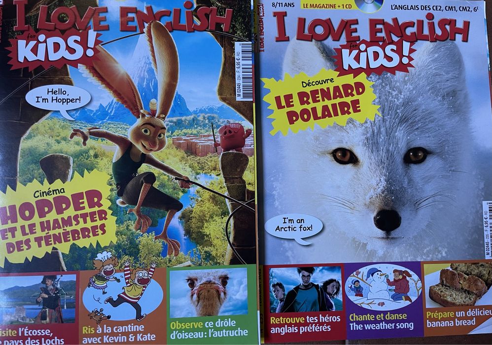 Revista bilingva franceza-engleza “I love English for Kids”