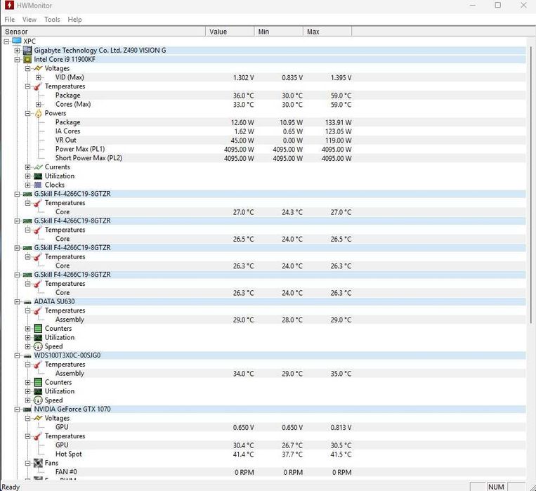 Vând/schimb PC Gaming - i9 11900kf, 32 gb ram