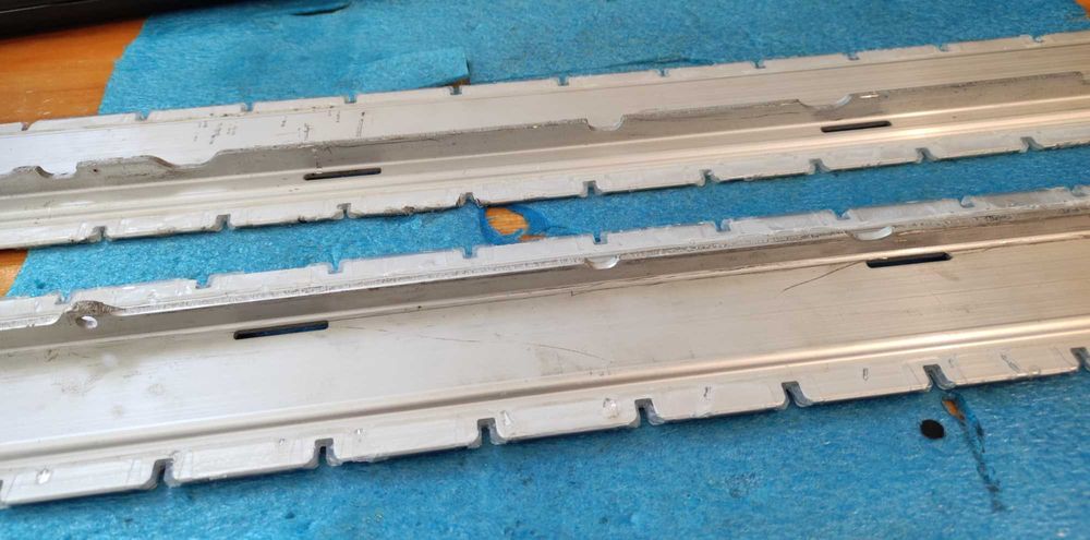 Profile Aluminiu Radiator Lungi 58cm pt. proiecte diy, amplificatoare