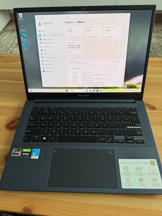 Asus VivoBook Pro 14 OLED M3401QC-LA CUTIE-1TB SSD-16GB RAM-RTX3050