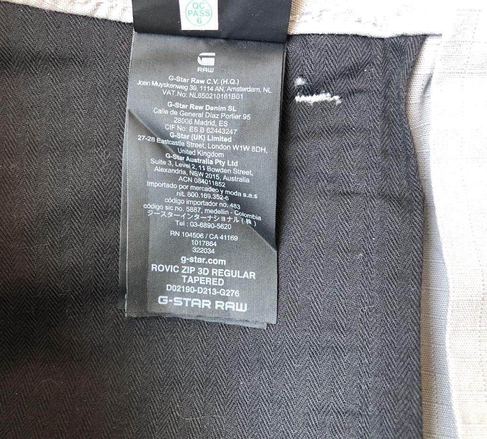 G-Star RAW Rovic 3D Tapered Pants ОРИГИНАЛНИ мъжки карго панталони 33