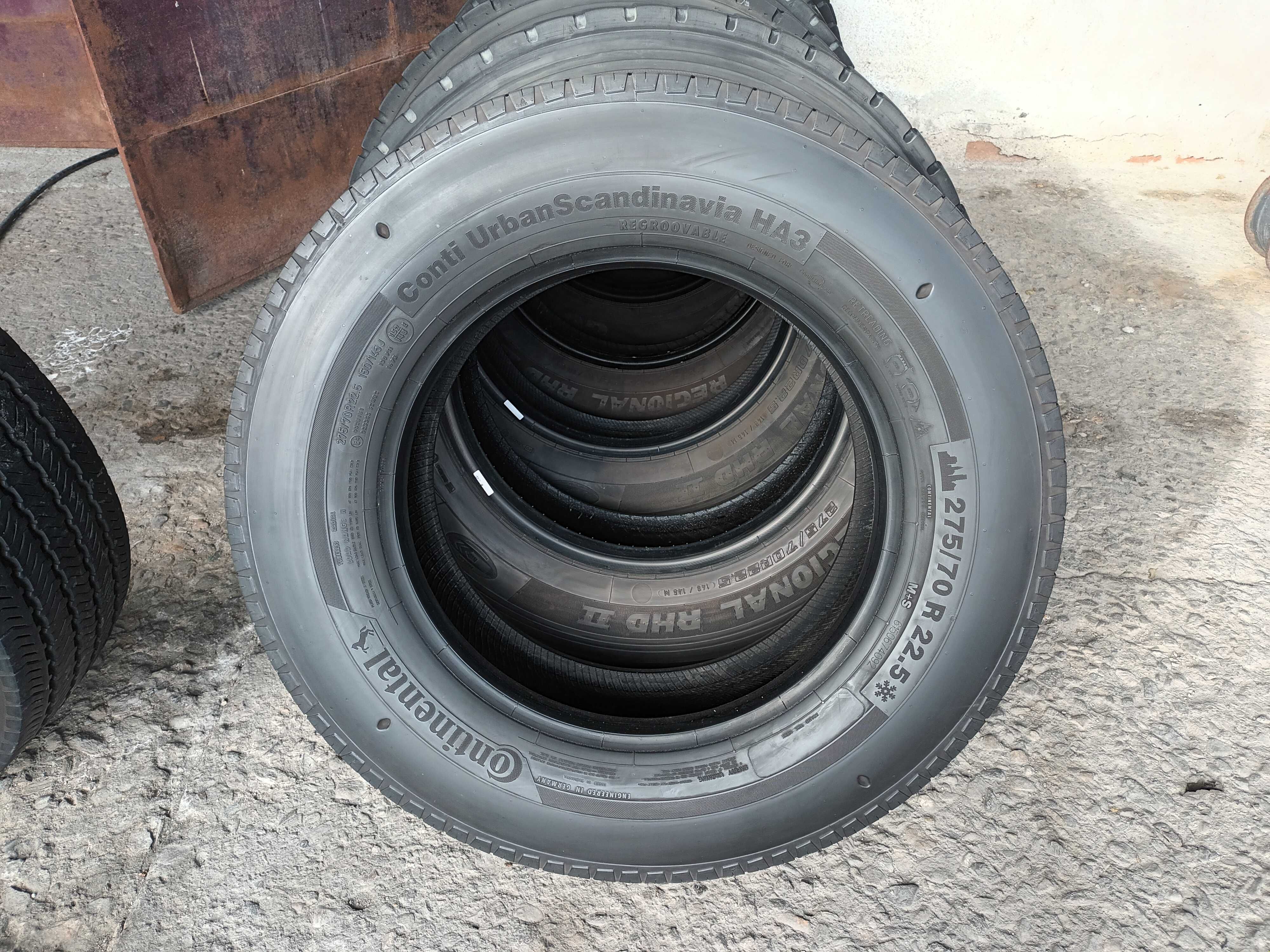 2 гуми 275/70 R22.5 Continental UrbanScandinavia HA3 150/145J M+S 16PR