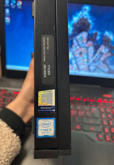 Mini PC birou Dell OptiPlex 3070 ,i3 Gen9, 16GB RAM, SSD 512GB, WI-FI