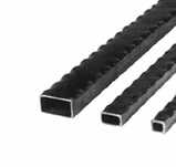 Teava neagra amprentata pentru gard fier forjat, balustrade. TRANSPORT