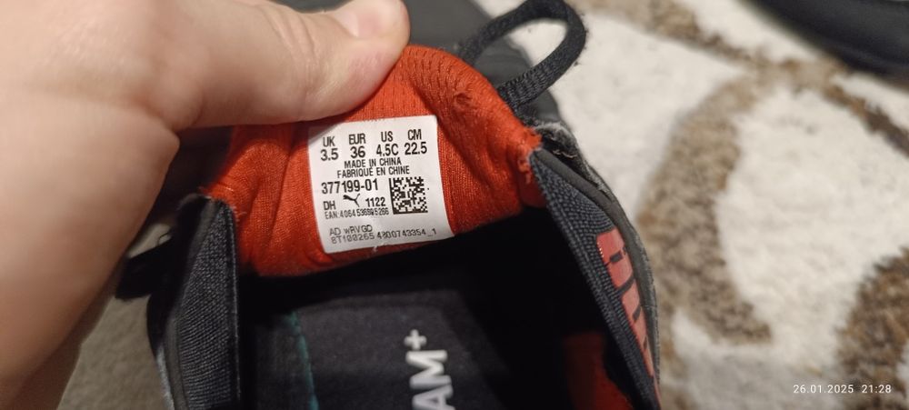 Pantofi sport Puma, negri