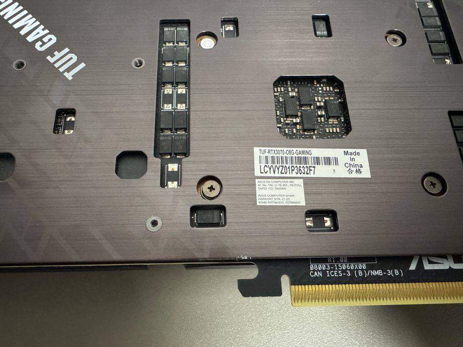 ASUS RTX 3070 TUF Gaming OC 8GB