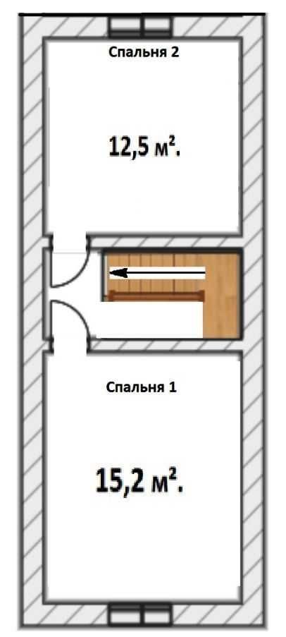 Сергели. Продаётся НОВЫЙ 2х.этажный, 3х комнатный дом на земле