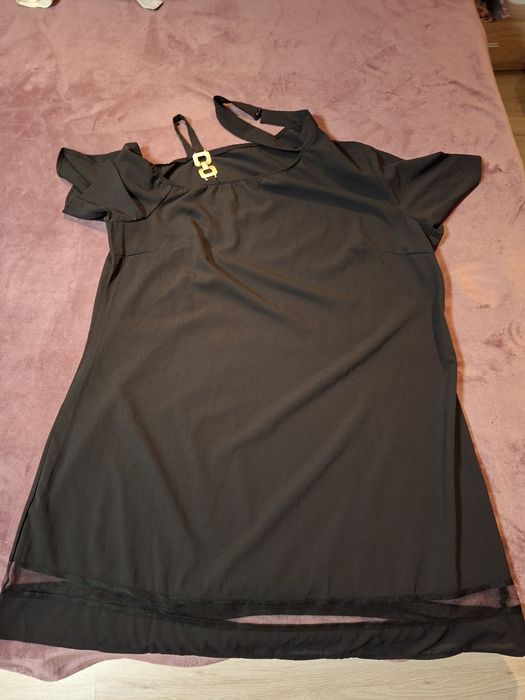 Черна стилна рокля