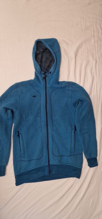 Bluza cu gluga din lana merino Kaikkialla marimea M