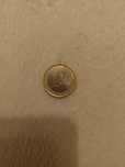 Moneda euro rara, de colecție, " Omul Vitruvian", 2002, preț 3000 lei.