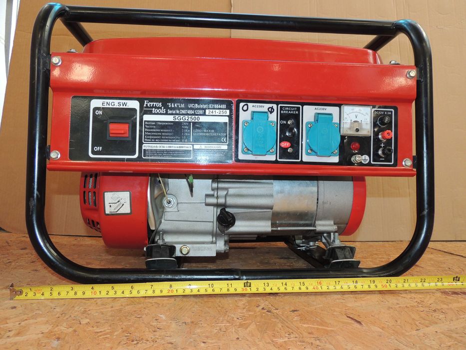 Бензинов генератор за ток монофазен 2.2 kW