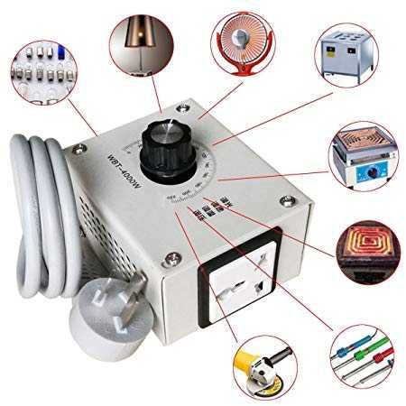 Variator de tensiune reglabil. turatie, luminozitate, 4 KW Nou