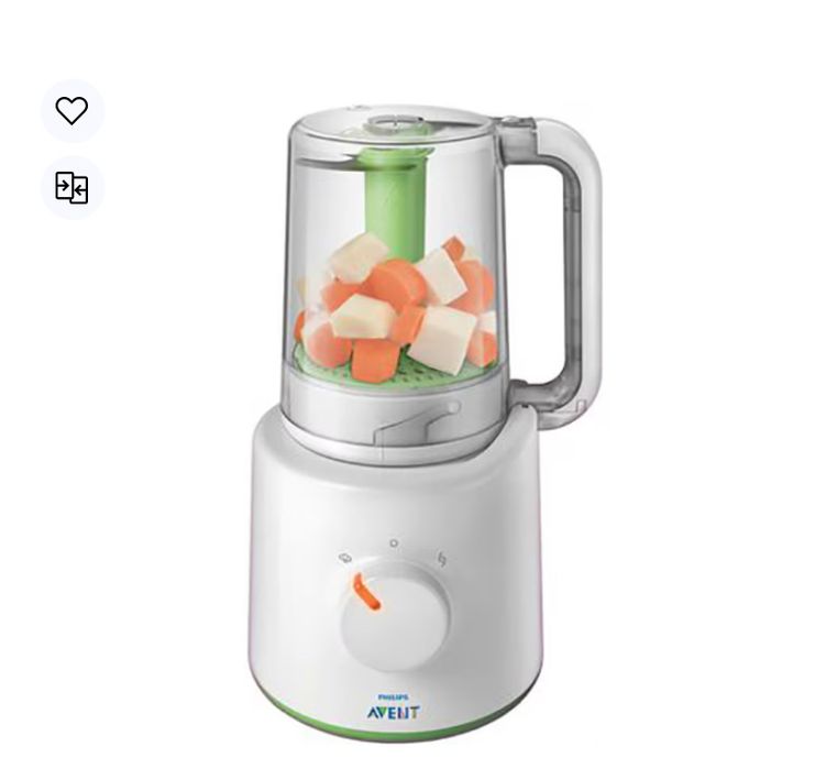 Aparat de gatit 2 in 1 bebe PHILIPS AVENT 200 ml 400 W