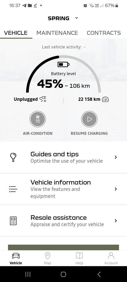 Dacia Spring 9000€, 22000km