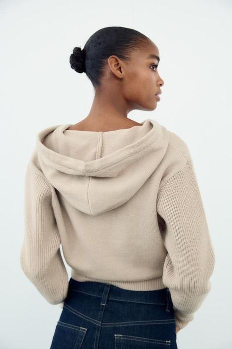 Плетена жилетка ZARA