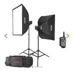 Godox MS300-F Kit 2 Blituri 300W
