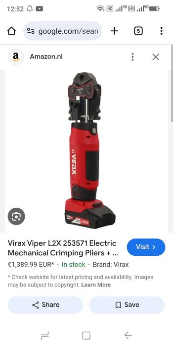 Presa sertizare VIRAX L2 X