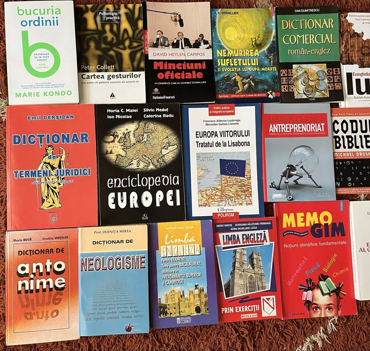 Vând cărți diverse domenii