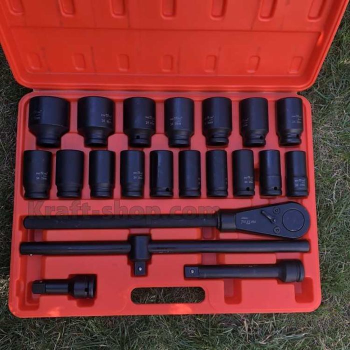 Немско Гедоре 21 Части + Накрайници 41 Части KraftRoyal + ЛЕД ФЕНЕР