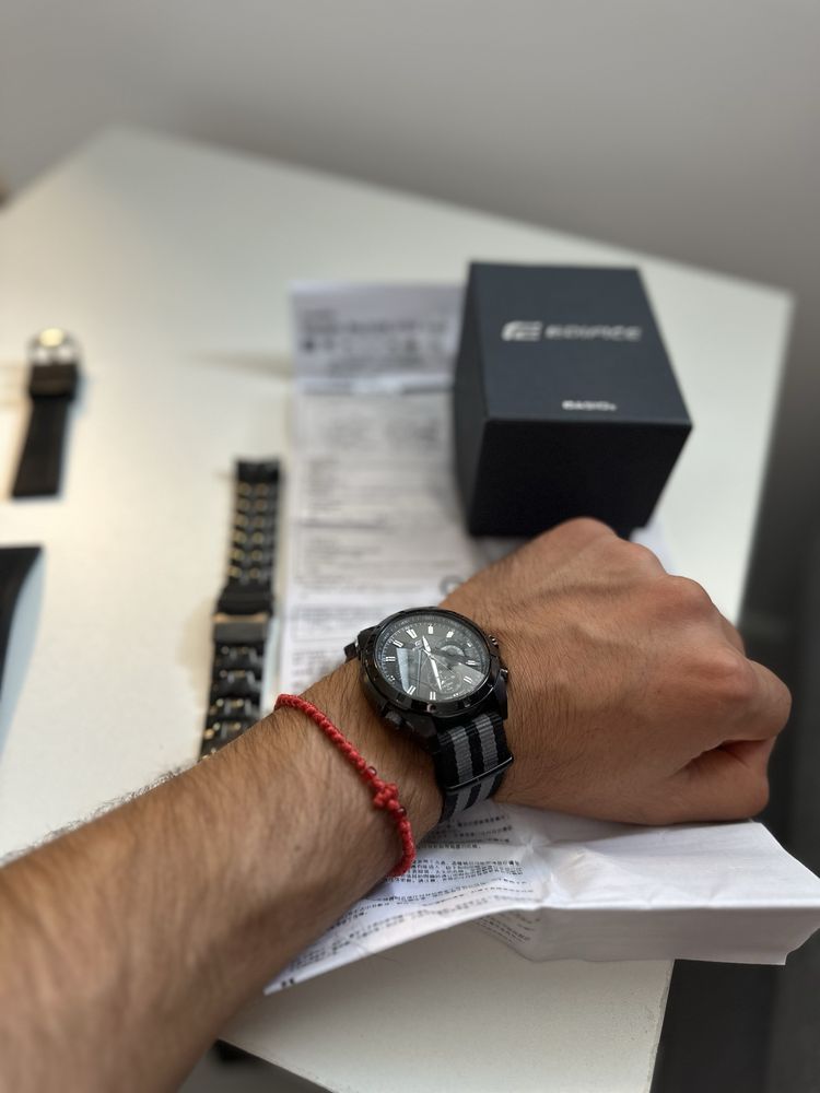 Casio Edifice Black Chronograph