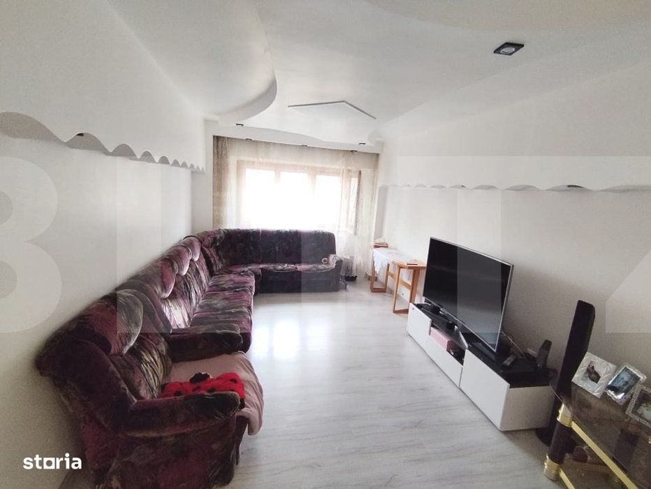 Apartament de 4 camere, 85mp +boxa+loc parcare, zona Stadion Municipal