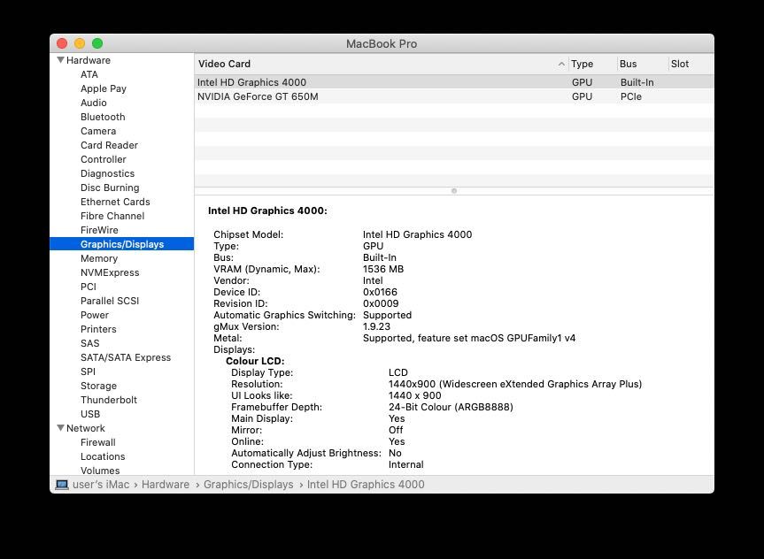 MacBook Pro 15" 2012 Silver #10006