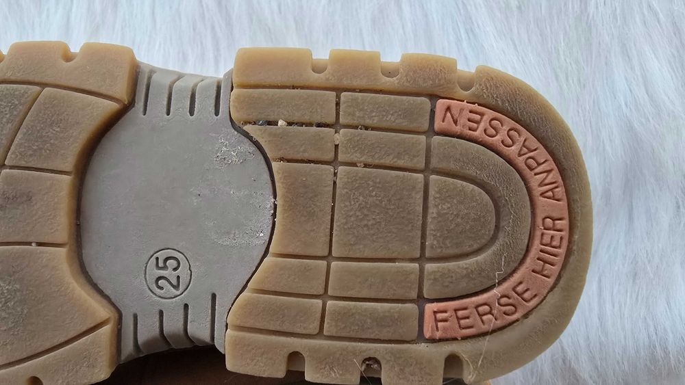 Детски обувки мокасини №25 естествена кожа