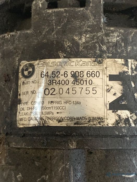 Compresor  AC  1.8i/2.0i BMW 3 IV E46 1998 - 2005 3R40045010 64.52-6908660