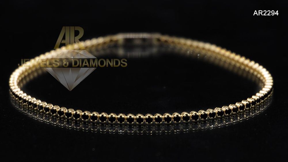 Bratara Aur 14 K model nou Tennis unisex ARJEWELS&DIAMONDS(AR2294)