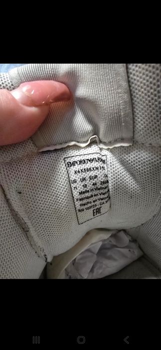 Adidași Emporio Armani albi – originali