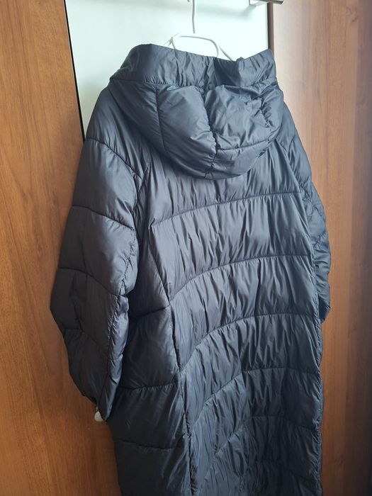 Дълго ватирано палто