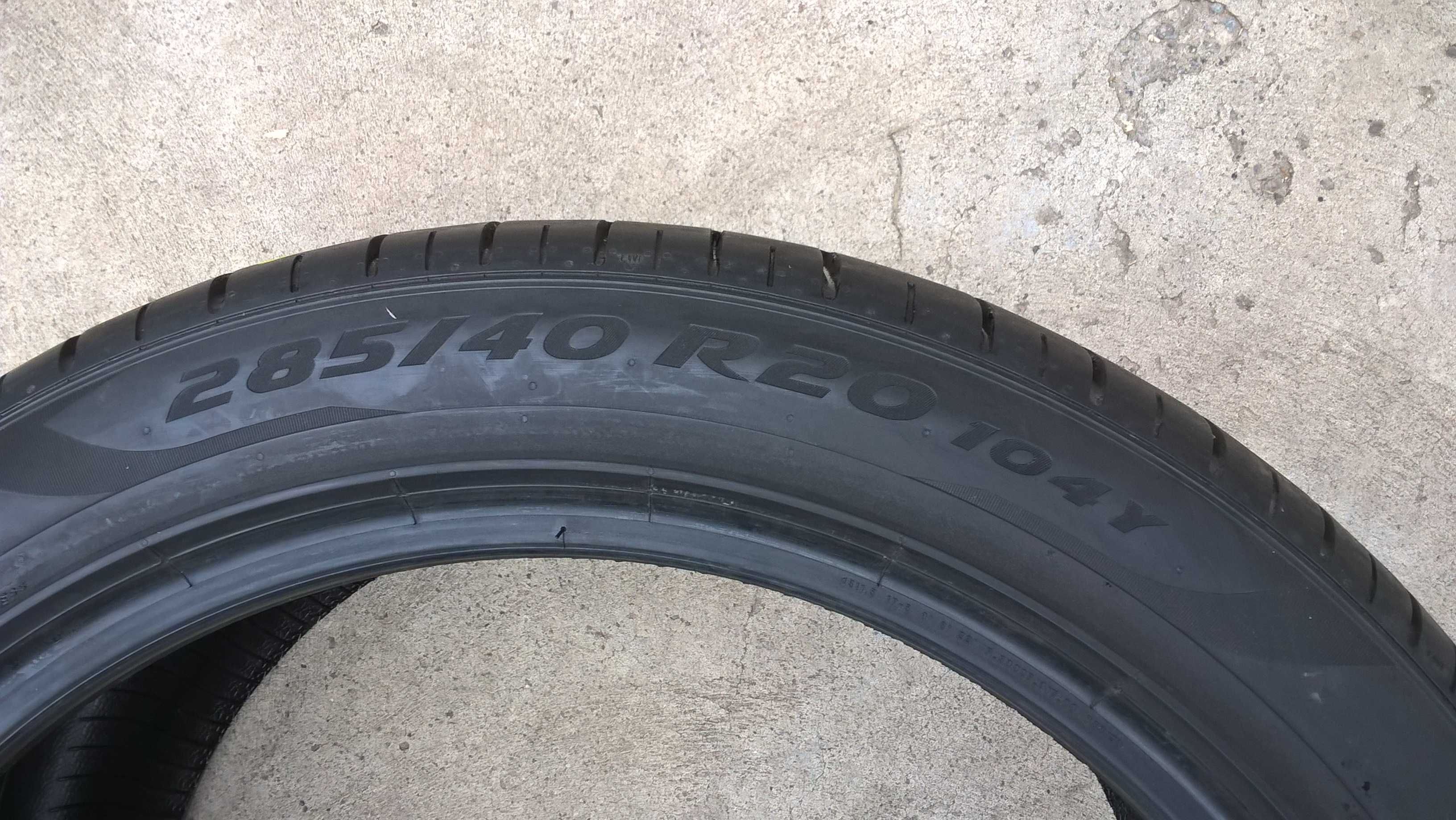 O anvelopa de vara 285 40 20 pirelli p zero PZ4 AR profil 7,5 mm