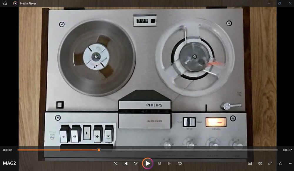 Magnetofon Vintage: Philips N4308 Reel-to-Reel functional complet
