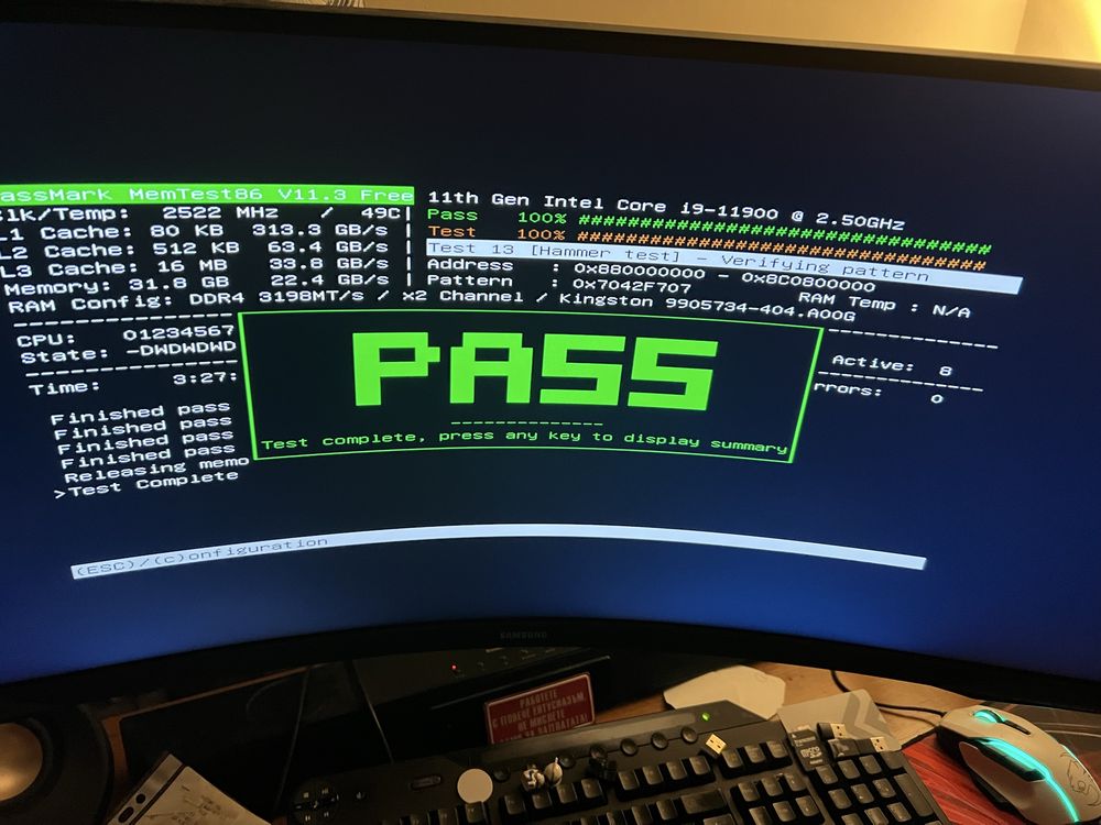 RAM Kingston DDR4 3200 MHz 2x16 GB