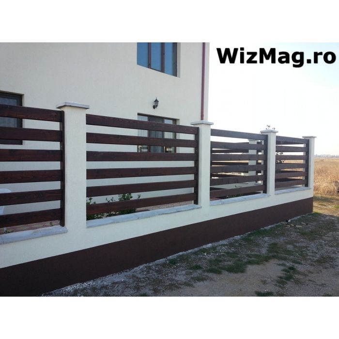 Construim garduri si porti din sipca metalica, panouri stil jaluzele,