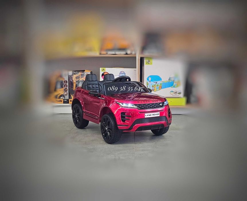 ТОП ЦЕНА!НОВО!Акумулаторен джип RANGE ROVER EVOQUE с 4Х4,12V,меки гуми