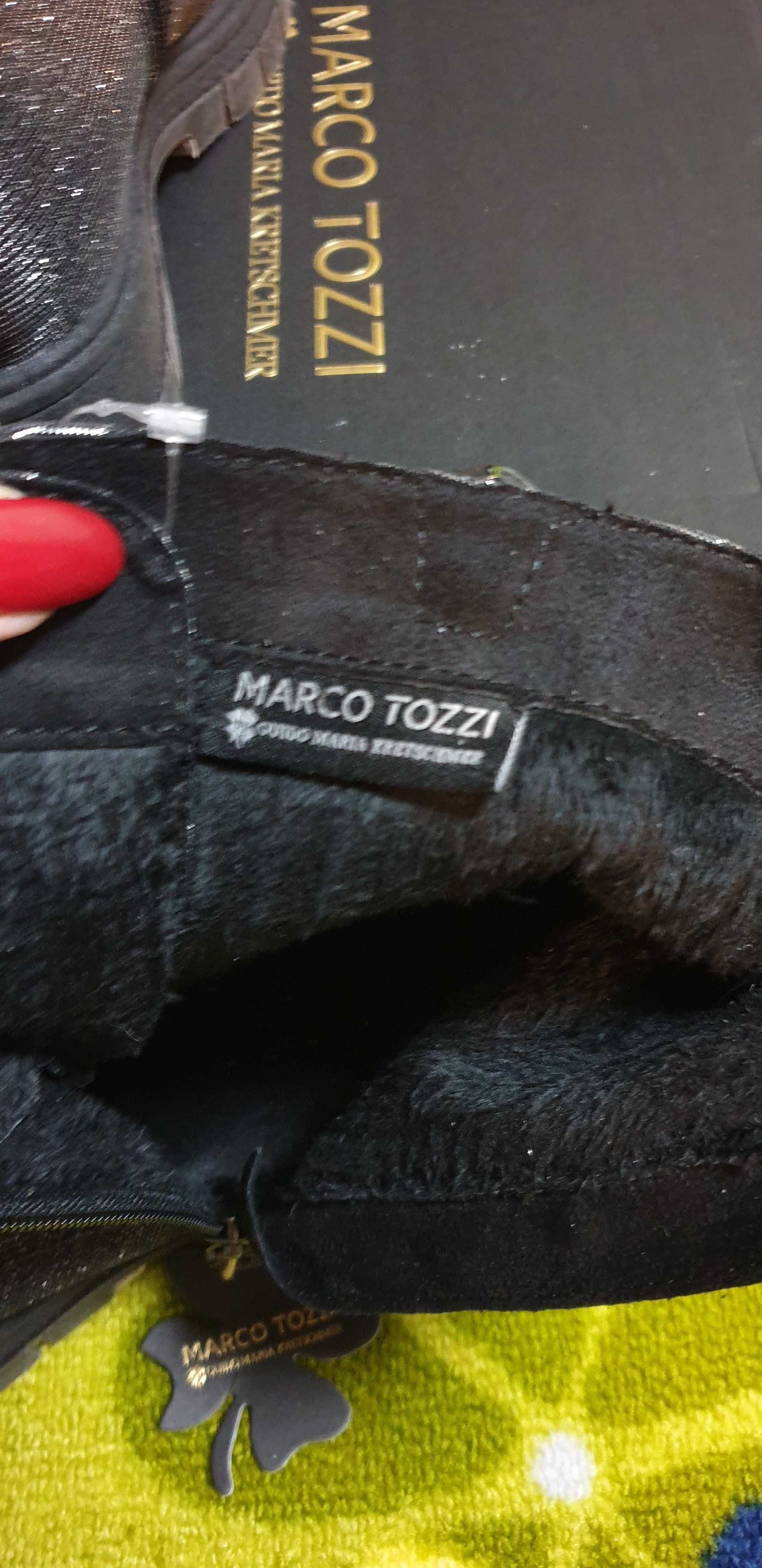 Bocanci glitter Marco Tozzi 41, noi cu etichetă, brand,  Italy