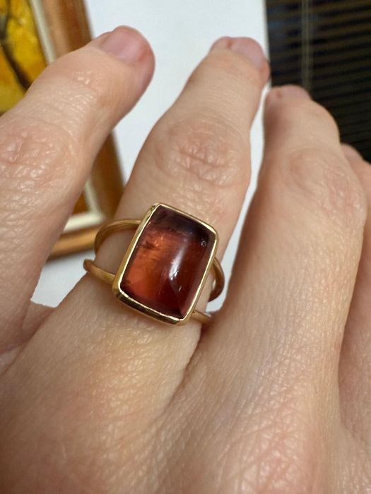 set aur 14k 585 turmaline