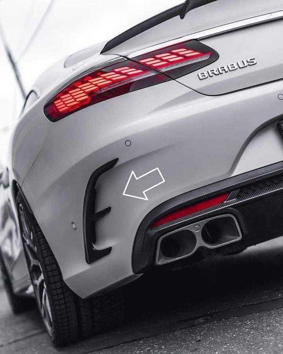 Добавки задна броня BRABUS MERCEDES S-Coupe C217 за AMG броня