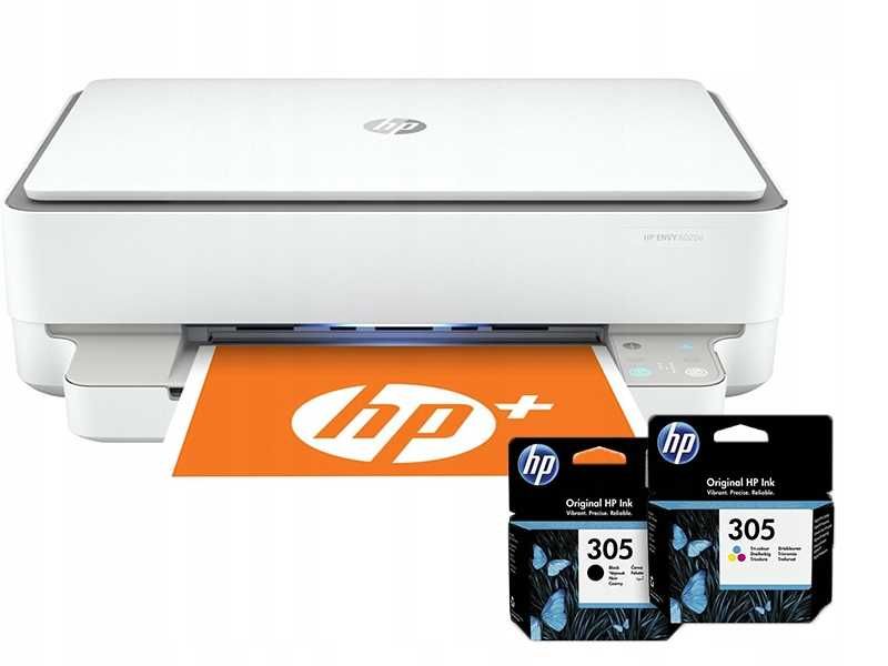 Принтер и Скенер 3in1 HP ENVY 6020e Копирна машина 24м гаранция
