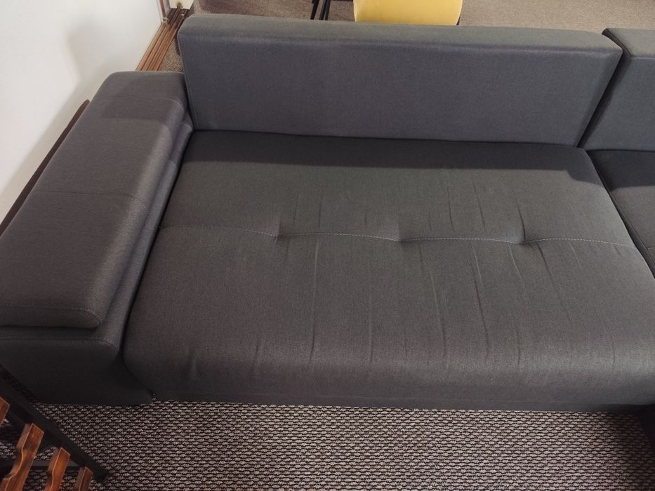 Colțar living negru