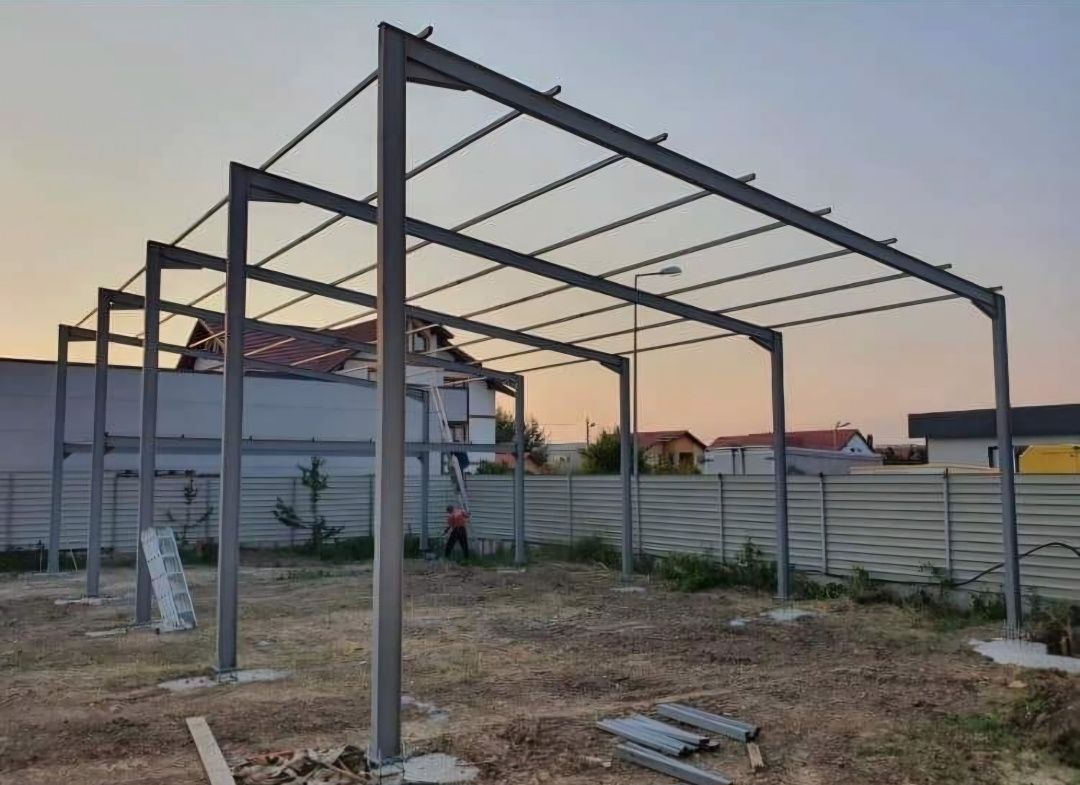 Vand hala metalica demontabila pe suruburi lucram fara avans